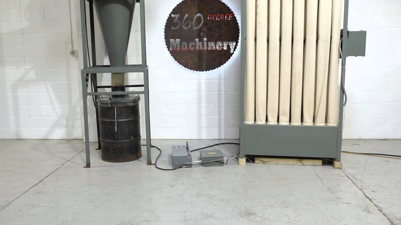 DUSTKOP 3400 CFM CYCLONE W/BAGHOUSE/SHAKER