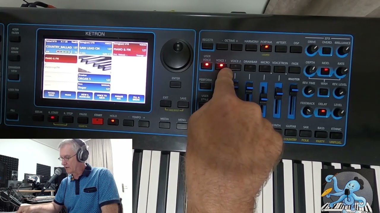 Ketron Event   Registartion Voice Performance Style funkcije