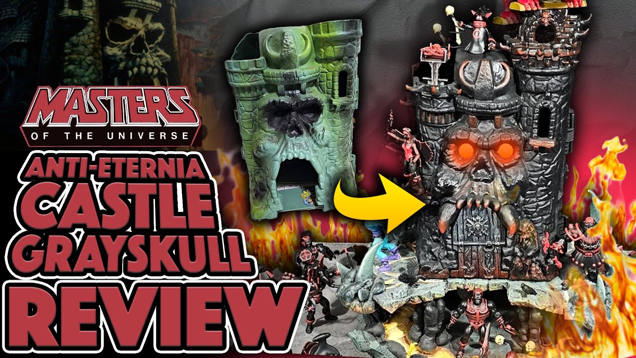 MOTU Origins Anti-Eternia Castle Grayskull Playset REVIEW!