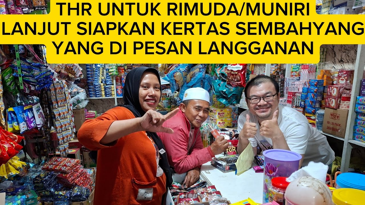 THR UNTUK RIMUDA LANJUT SIAPKAN KERTAS SEMBAHYANG YANG DIPESAN LANGGANAN#fyp#viral#tunjanganhariraya