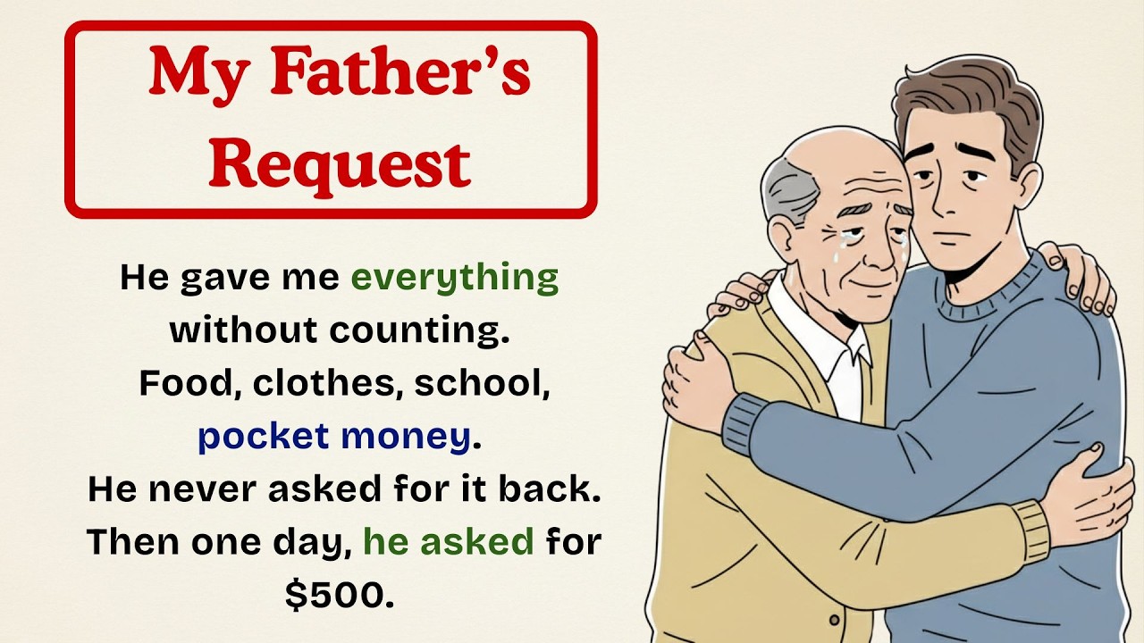 Learn English with Stories ⭐ | My Father’s Pocket Money | English Listening & Speaking Practice