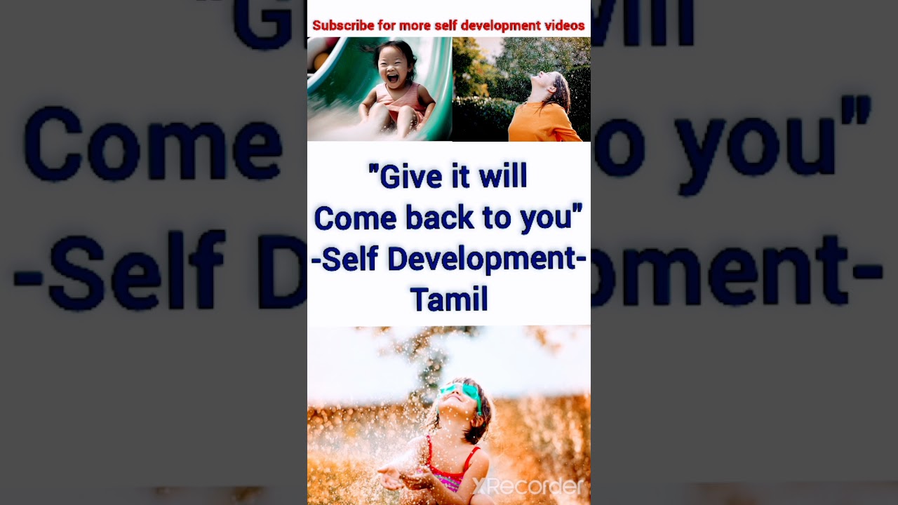 62) Give it will come to you || Self Development || Tamil