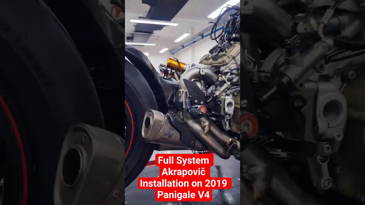 Ducati Panigale V4S Akrapovič Exhaust Install