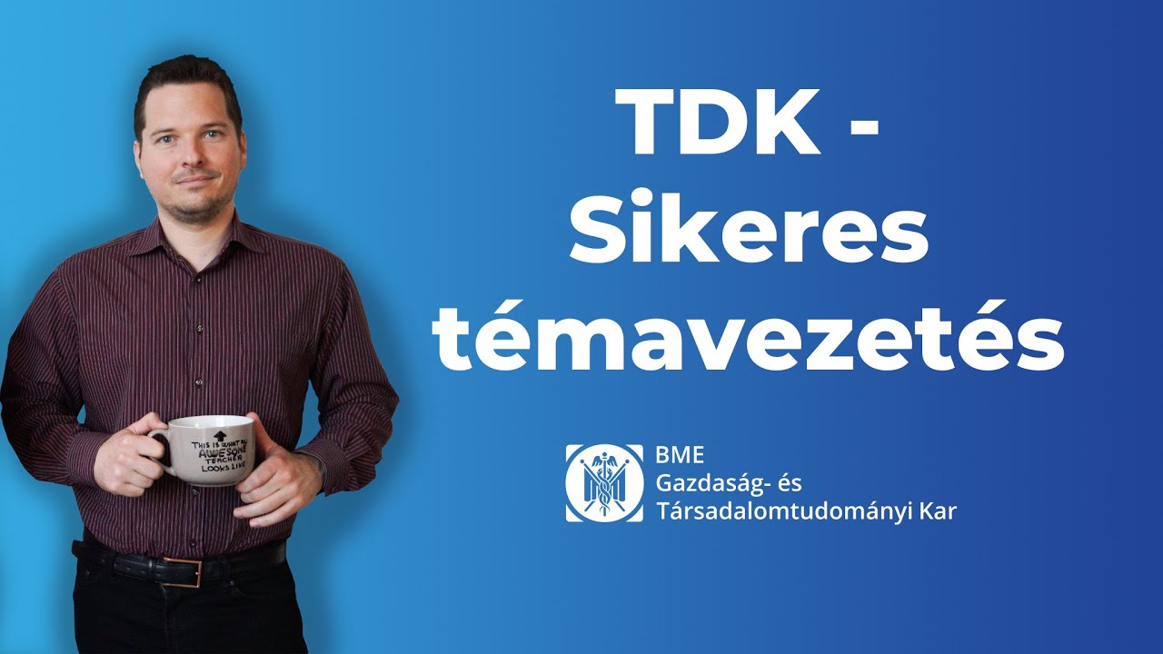 TDK - Sikeres témavezetés