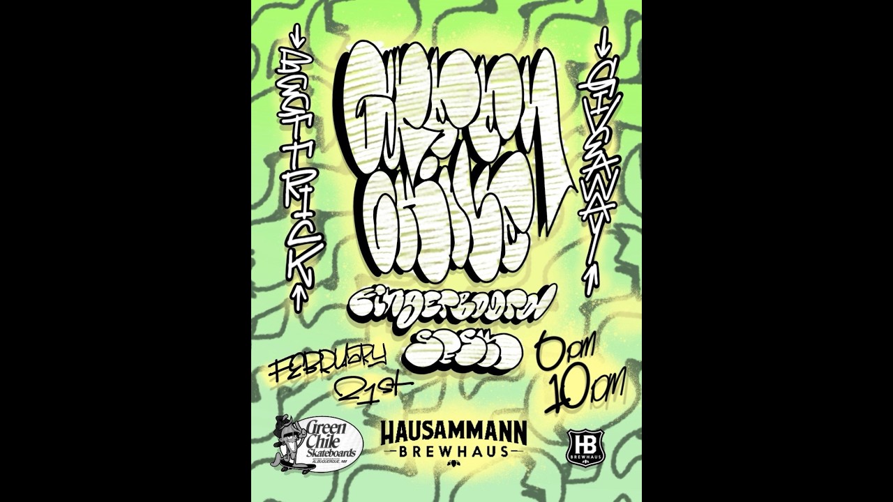 GREEN CHILE FINGERBOARD SESH 2026