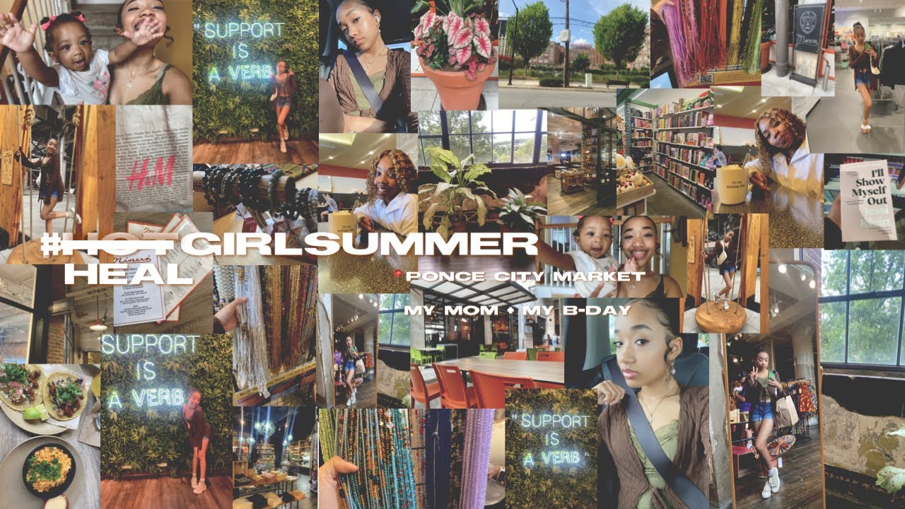 HEAL girl summer🥥 celebrating mine and my moms b-day🌺 (​📍Ponce City Market)