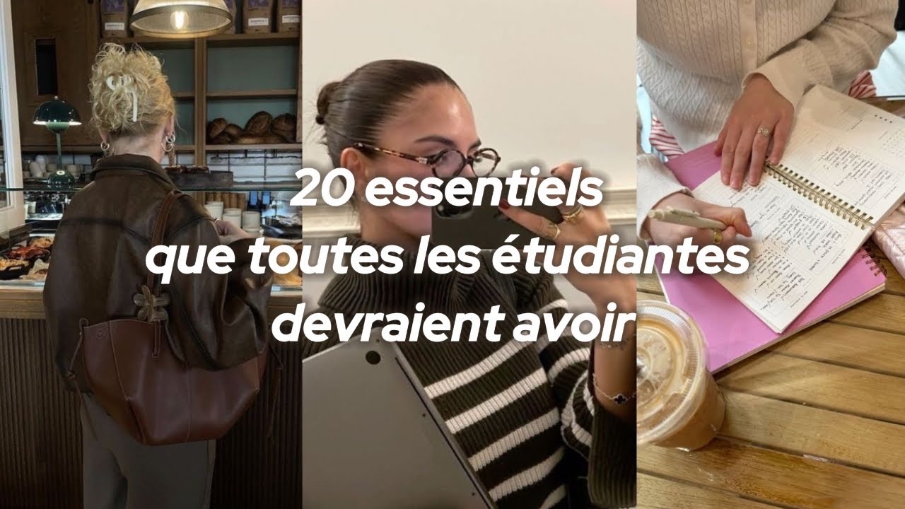 20 ESSENTIELS que TOUTES les étudiantes devraient avoir 💕👩🏼‍🏫👩🏽‍🏫