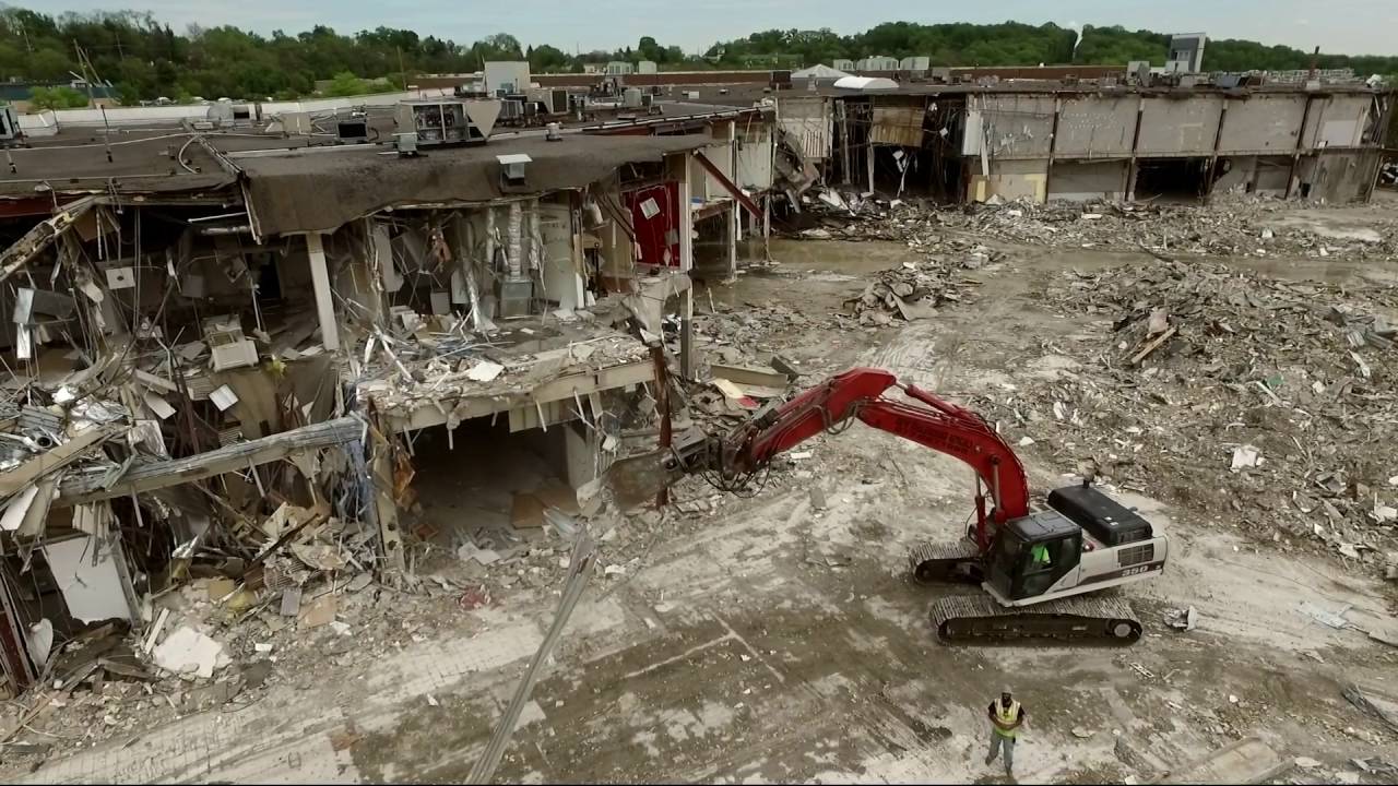 Granite Run Mall Demolition
