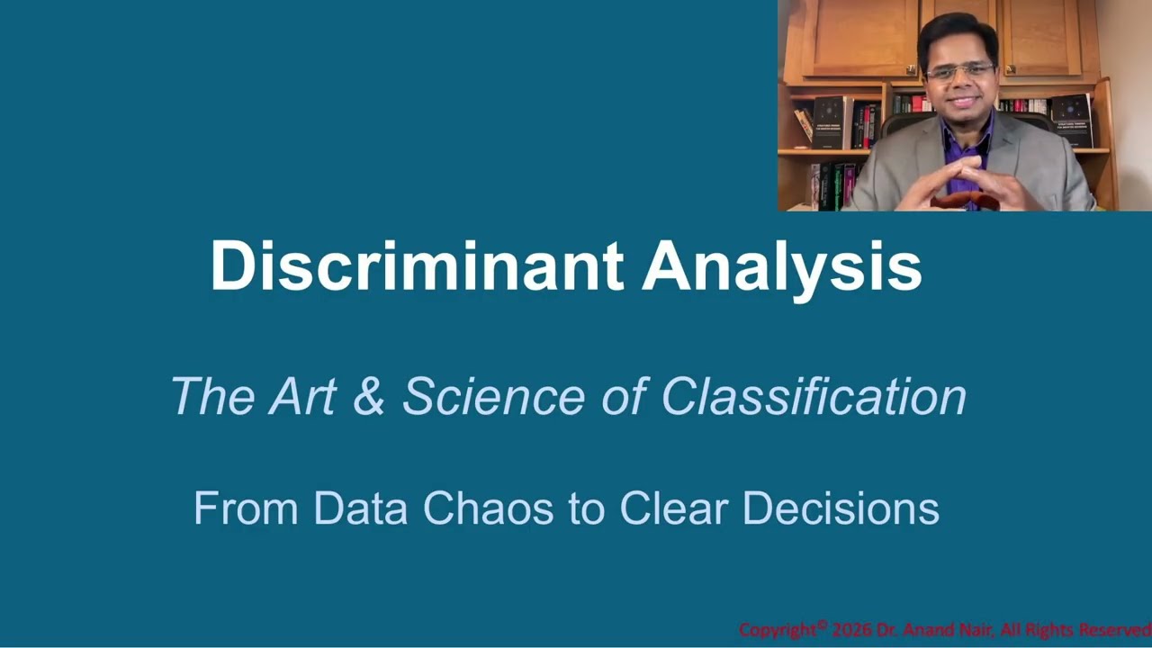 Discriminant Analysis