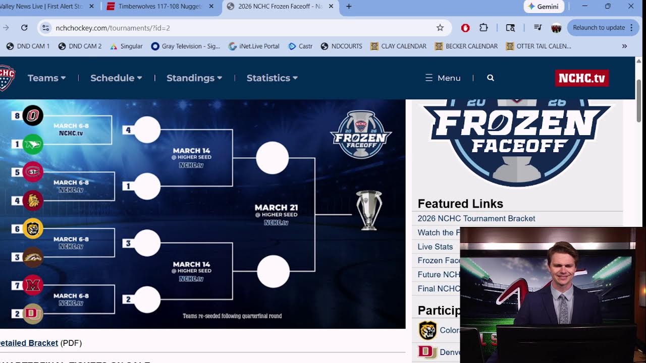 Sports Overtime on VNN: Summit League Tournament, Timberwolves, wrap on High School Hockey