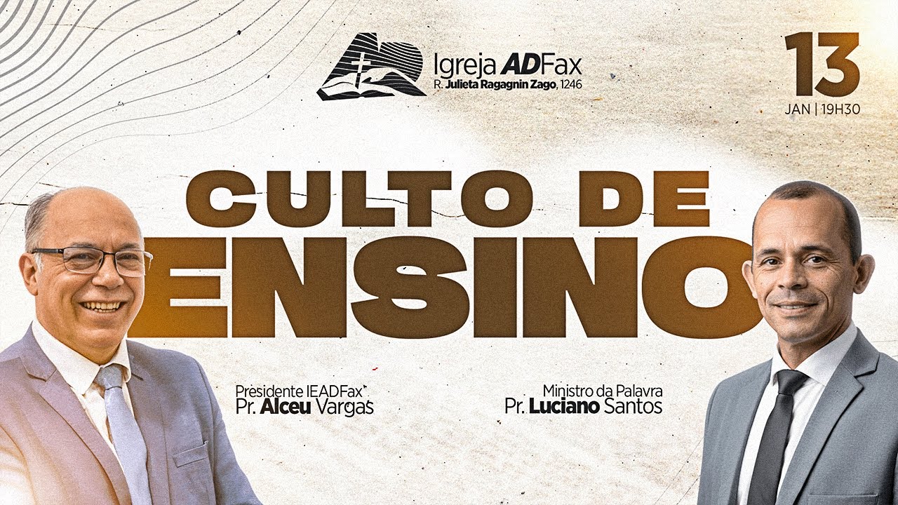 Culto de Ensino | 13.01.2026