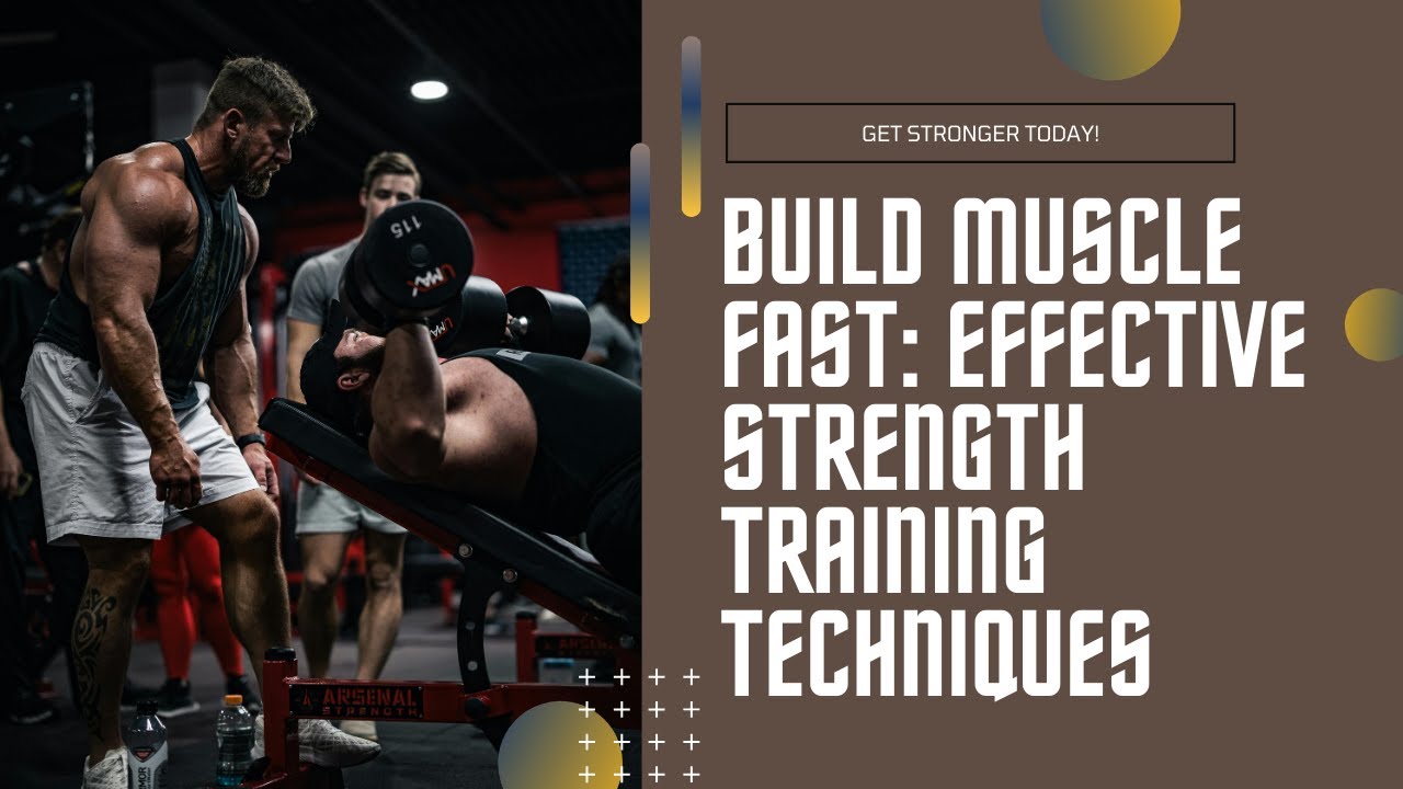 BUILD MUSCLE FAST: The BEST Science-Based Workout & Nutrition Plan
