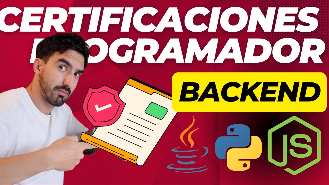 Las MEJORES CERTIFICACIONES 🚀 para PROGRAMADORES BACKEND en 2024 💻  Certificaciones para jUNIORS