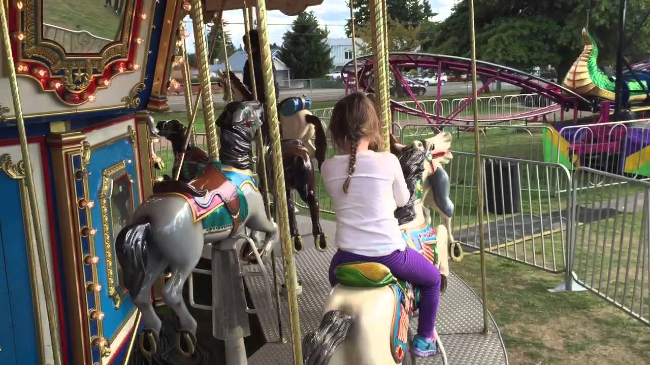 Merry go round at the fair