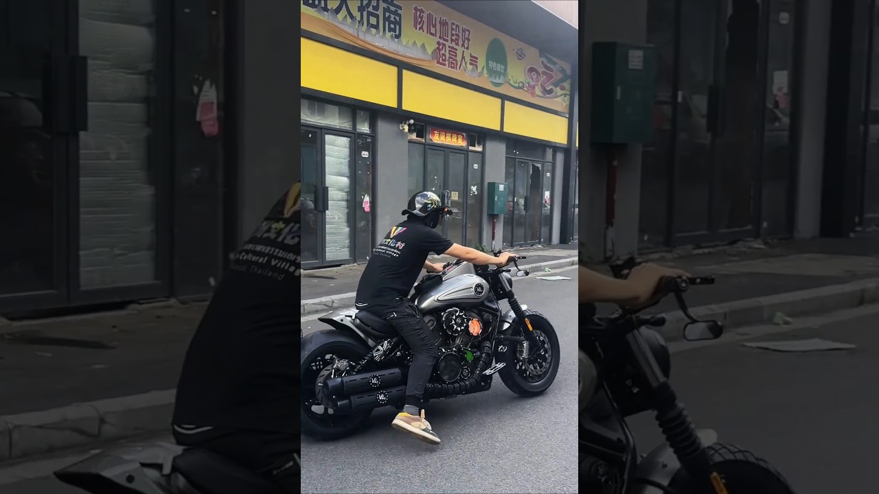 New Black Flag 950 &ndash; Pierwsza jazda mnie zszokowała 😱 #wynalazek #cruisery #szorty #wirusoweszorty