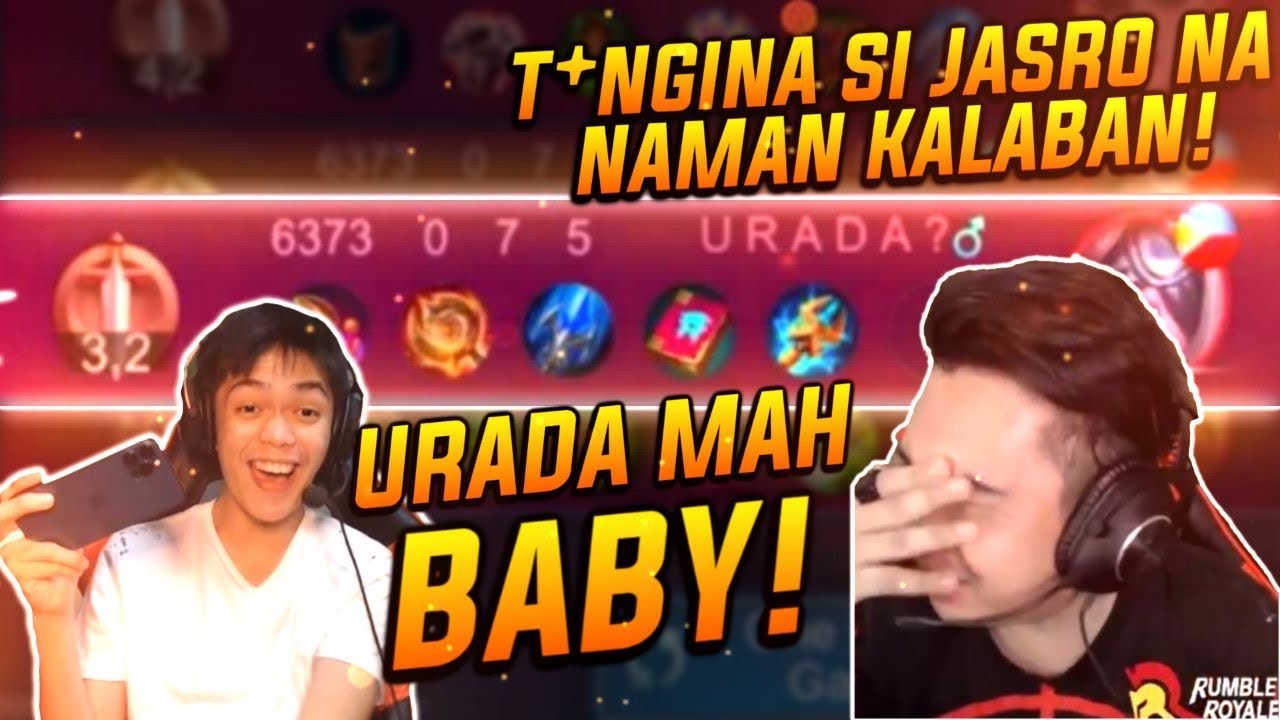 KINGJASRO PINAIYAK SI URADA SA RANKED GAME! LAUGHTRIP YUNG LABAN HAHAHA!