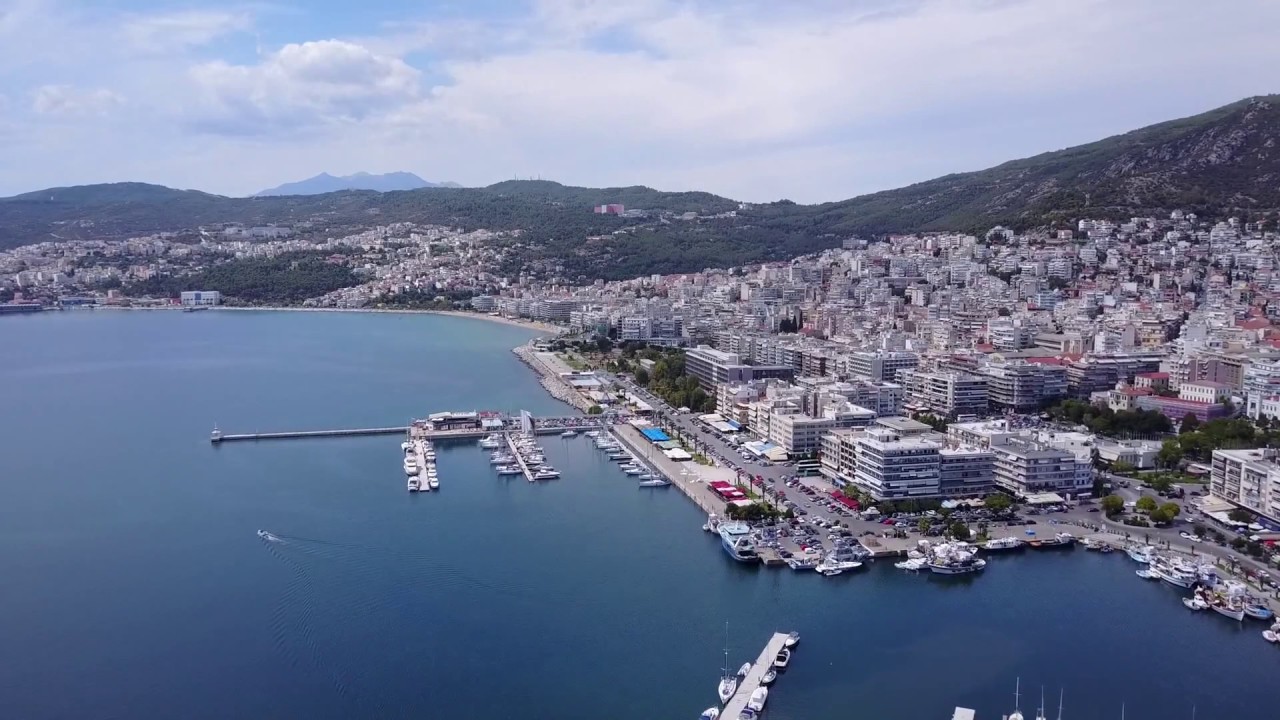 Η Καβάλα από ψηλά - Kavala,Greece, drone view
