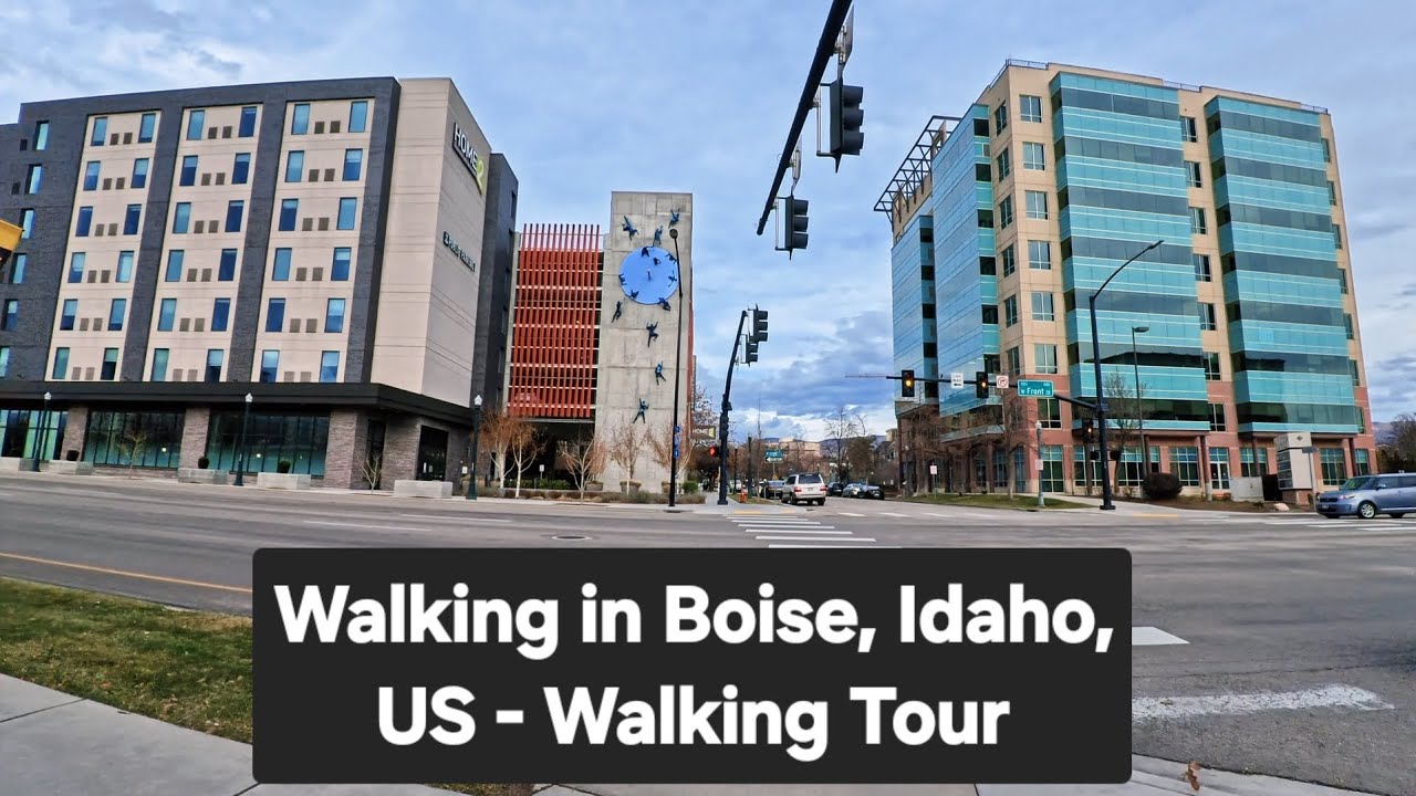 Walking in Boise, Idaho, US - Walking Tour 