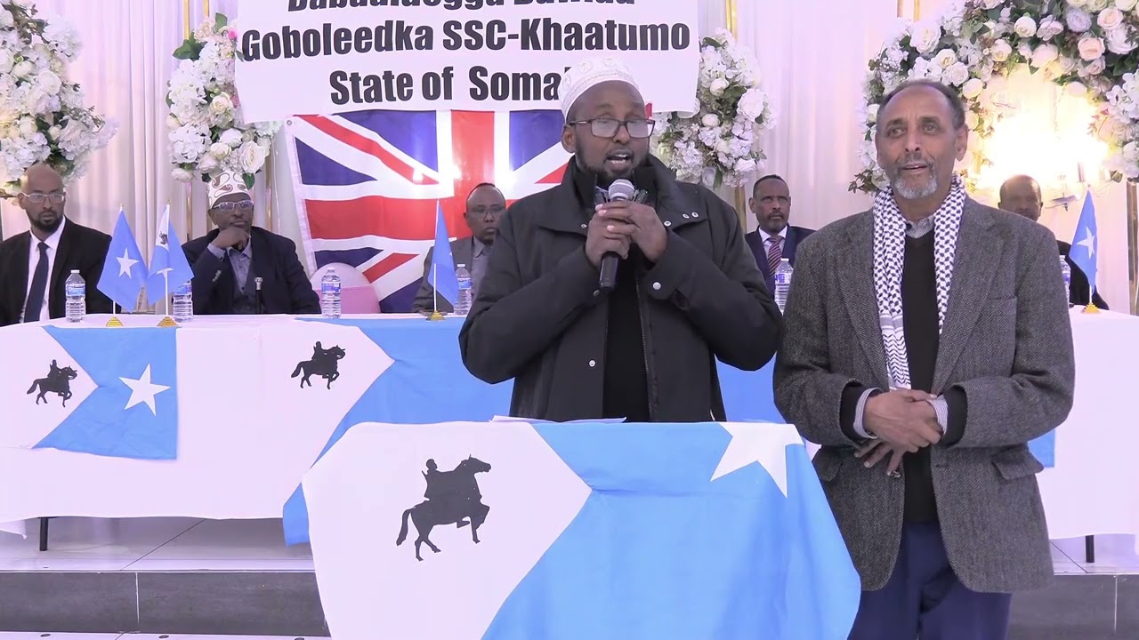 Jaaliyada Dowlad Deegaanka Soomaalida ee UK  Oo Taageertay Dowlad Goboleedka SSC Khaatumo .