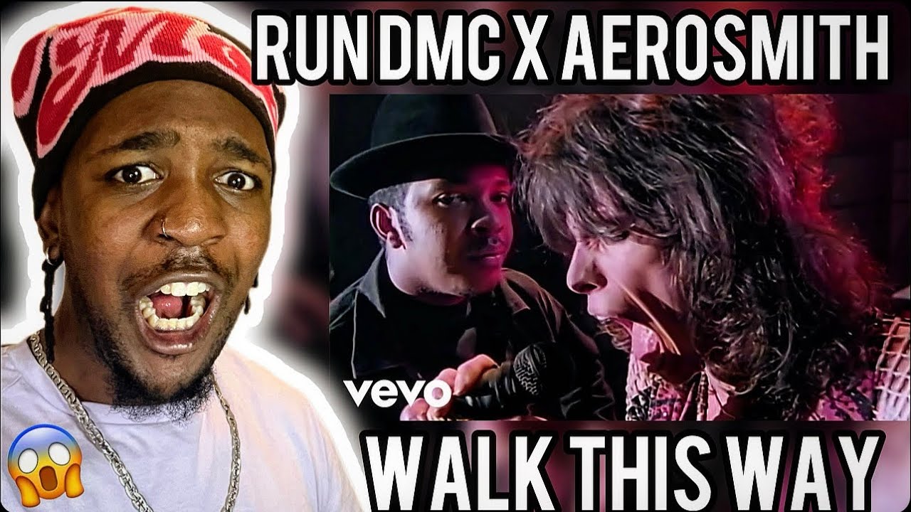 FIRST TIME HEARING RUN DMC - Walk This Way (Official HD Video) ft. Aerosmith (REACTION)