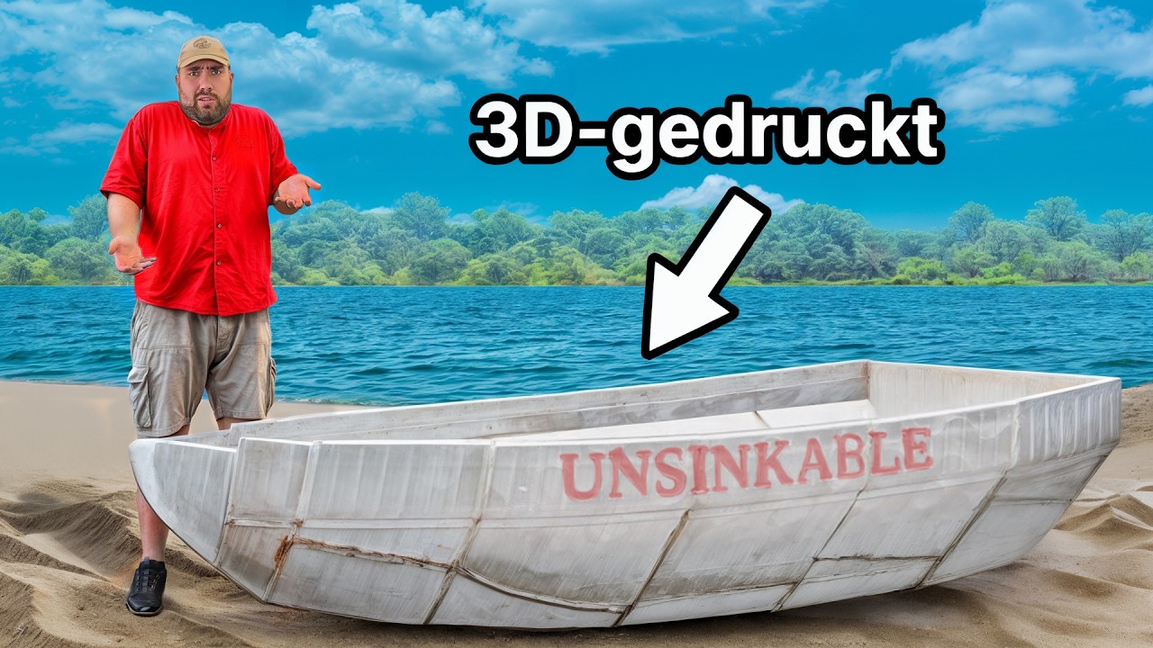 Ich habe ein Boot 3D-gedruckt! ⛵️
