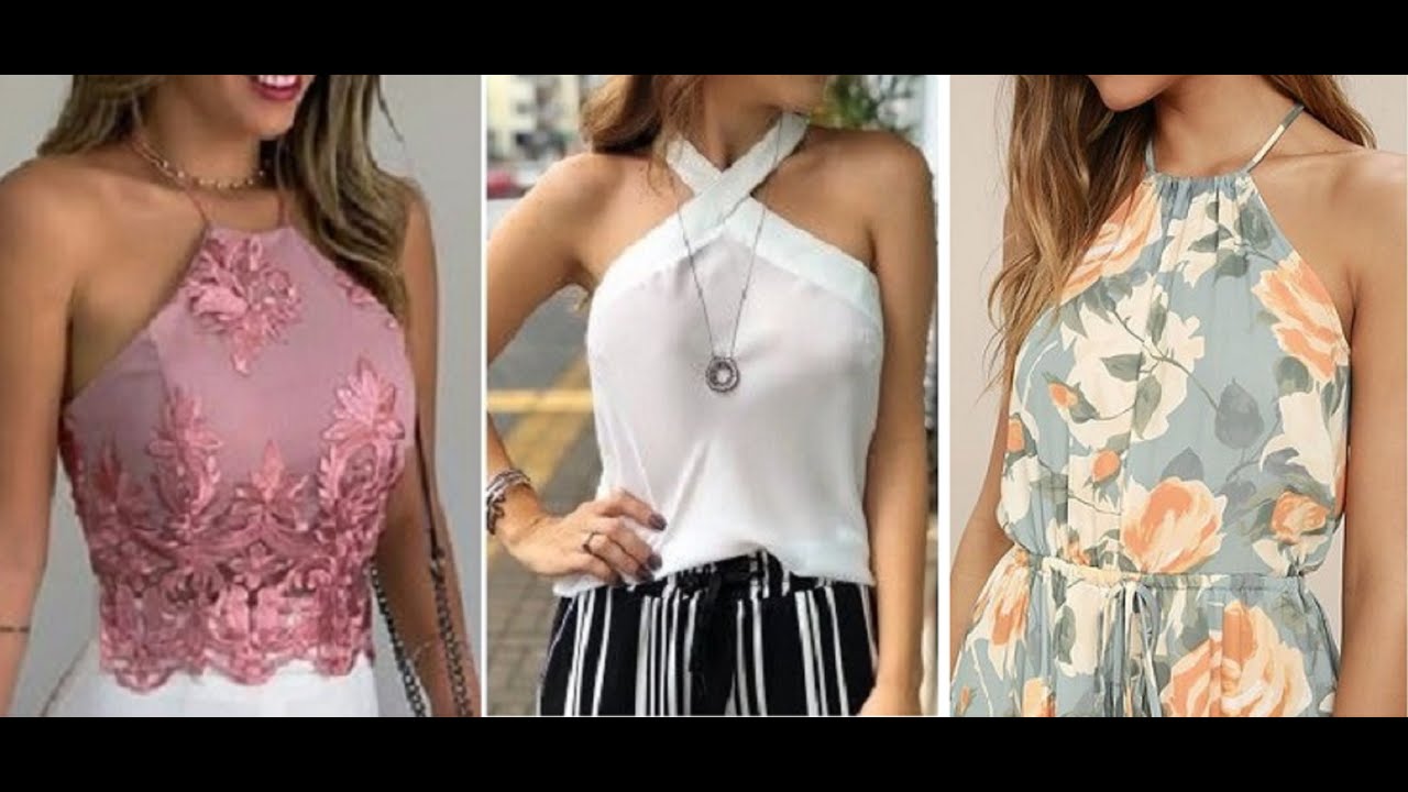 dIY - Como fazer 4 modelos de blusa com cava americana - aula 300