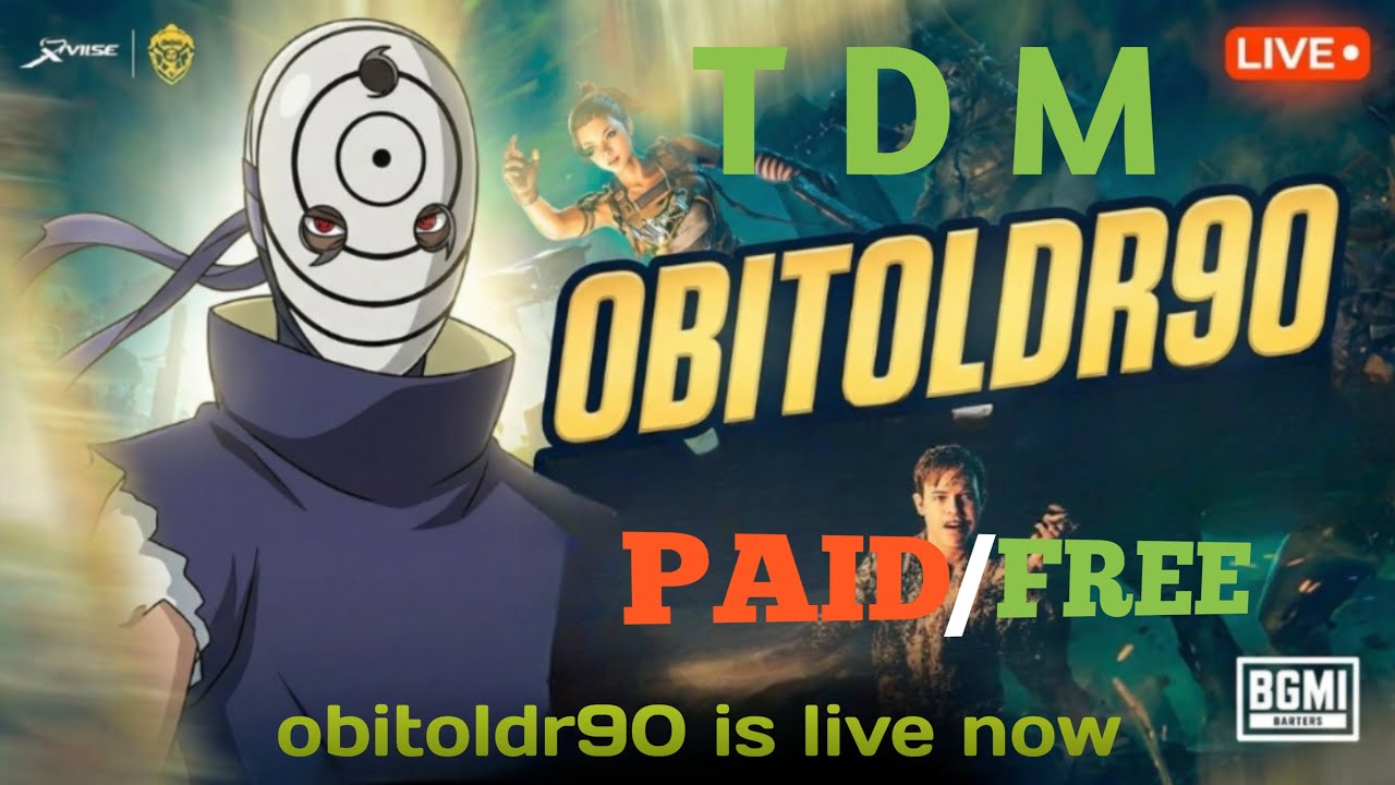Obitoldr90 TDM Match | Smooth Aim | BGMI