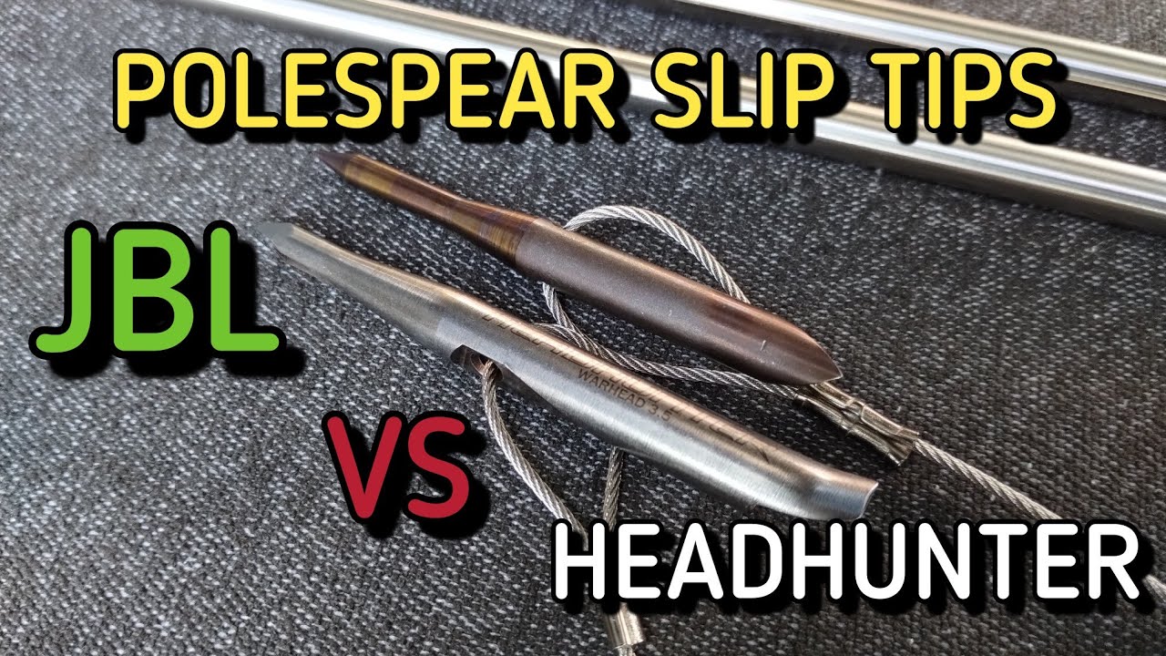 Comparing Polespear Slip Tips - JBL Tomahawk vs Headhunter Warhead (Predator or Nomad)