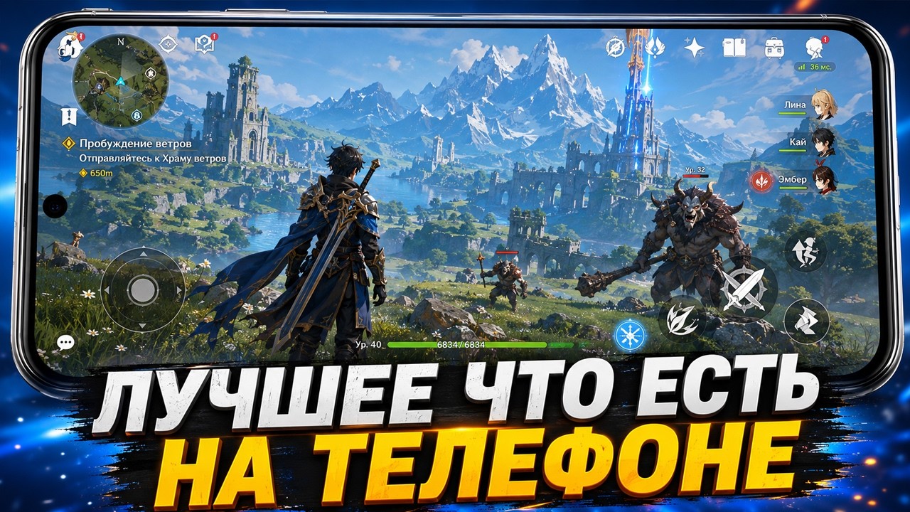 15 ЛУЧШИХ ИГР НА ТЕЛЕФОН В 2026 ГОДУ!