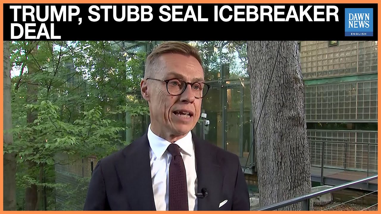 Trump & Finland&rsquo;s Stubb Approve $6.1B Icebreaker Deal | US-Finland Arctic Security Agreement 2025