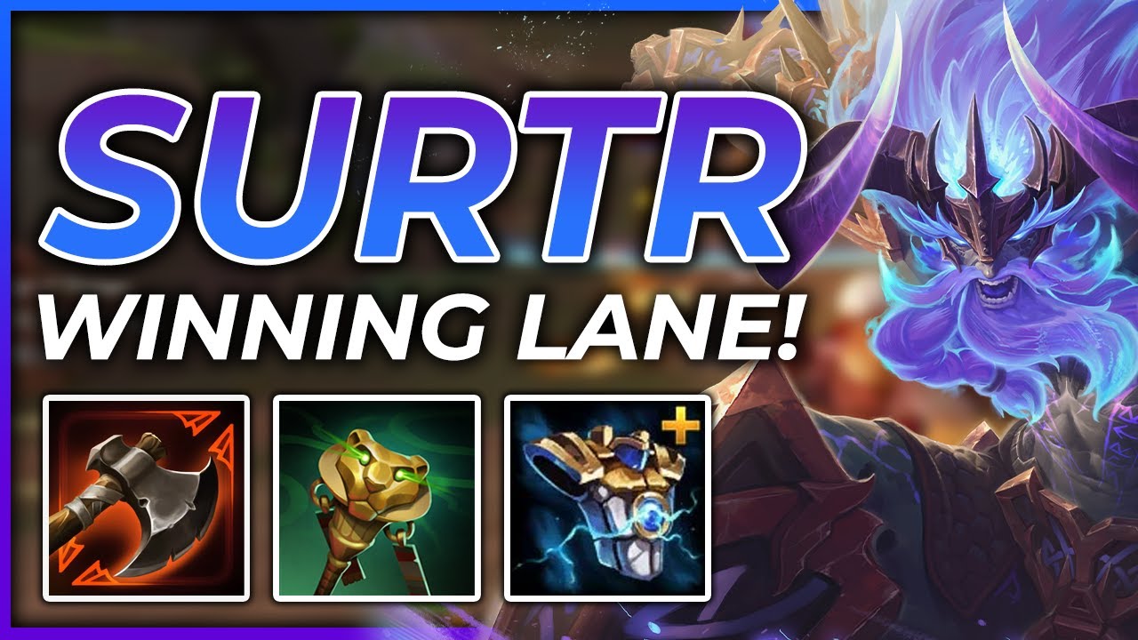 PICK SURTR TO WIN LANE! - SMITE GM Solo Ranked 11.6