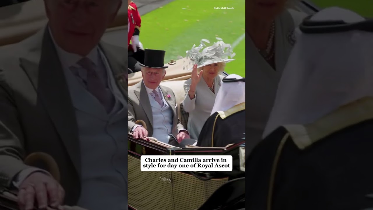 King Charles and Queen Camilla return to the races &mdash; leading the royal carriage procession as Ascot
