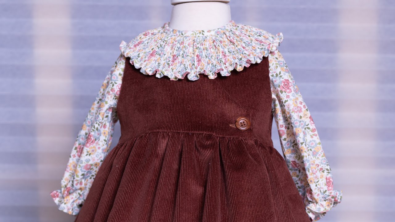Blusa con volante engomado. REVISTA PATRONES INFANTILES nº 26