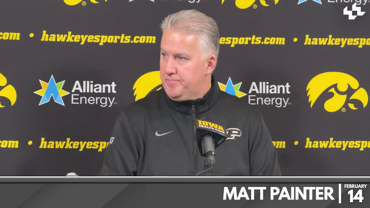 Matt Painter - Iowa | Purdue Men's Basketball | Feb. 14