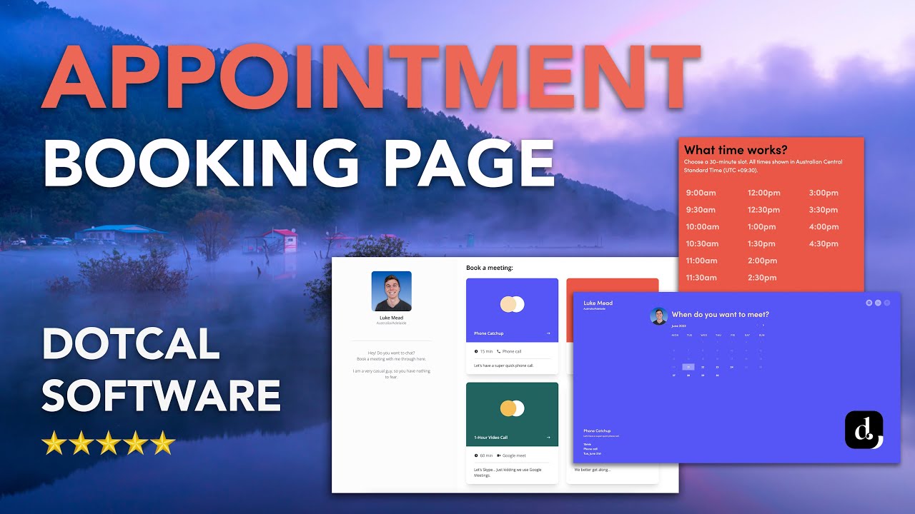 How to Build a Free Appointment Booking Website l Dotcal Booking Software