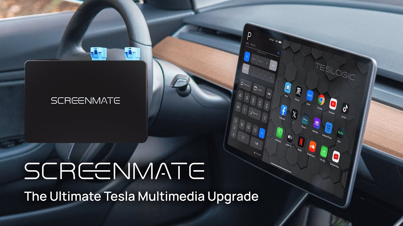 Teslogic Screenmate: лучший дополнительный компьютер для вашего Tesla