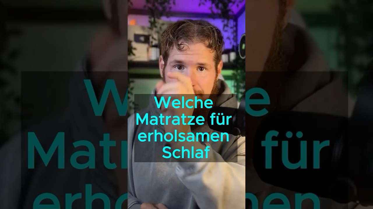 Welche Matratze Dir für einen erholsamen Schlaf hilft 