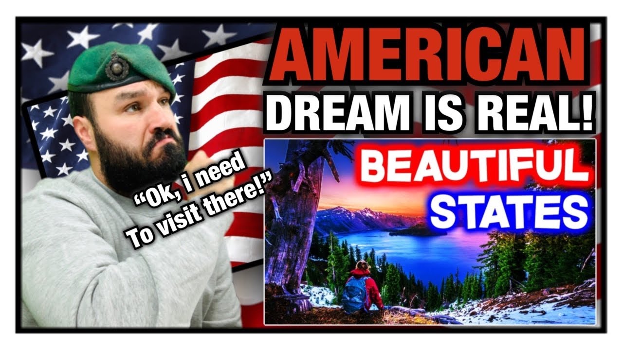 British Marine Reacts To Top 10 MOST BEAUTIFUL STATES in America