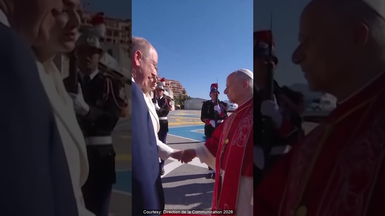 HISTORIC ARRIVAL: Pope Leo XIV Touches Down in Monaco for Landmark One-Day Visit | AK1C