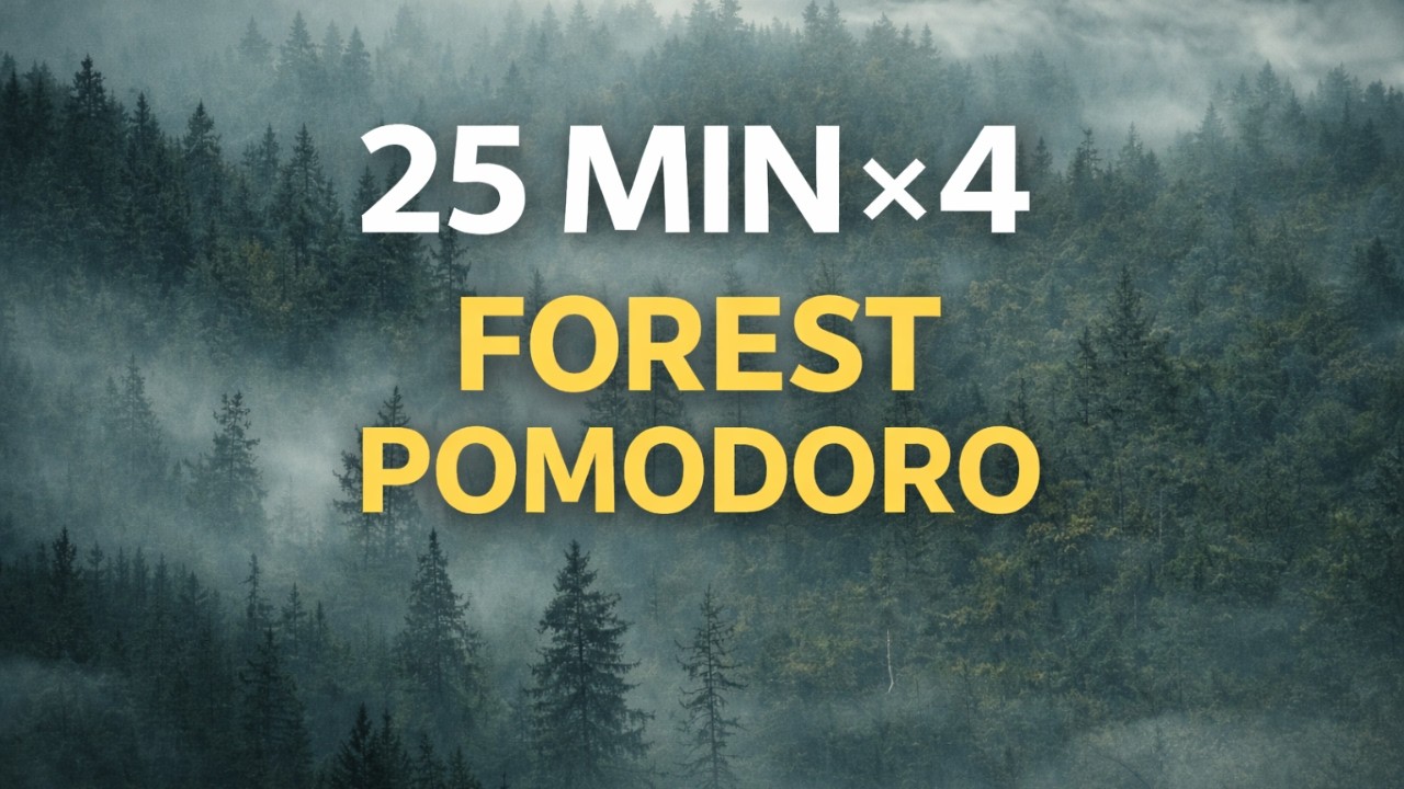 Forest Pomodoro | Calm Productivity Timer for Work & Study