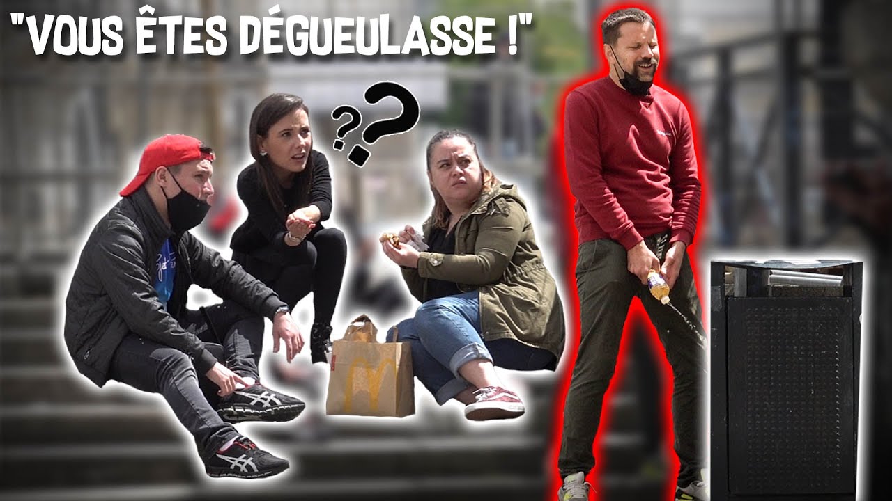 Uriner à 1 mètre des gens - Défi Prank - Les Inachevés