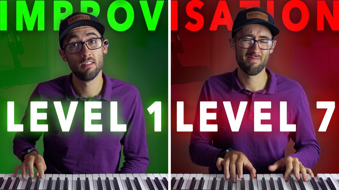 How to Improvise On The Piano in 7 LEVELS!