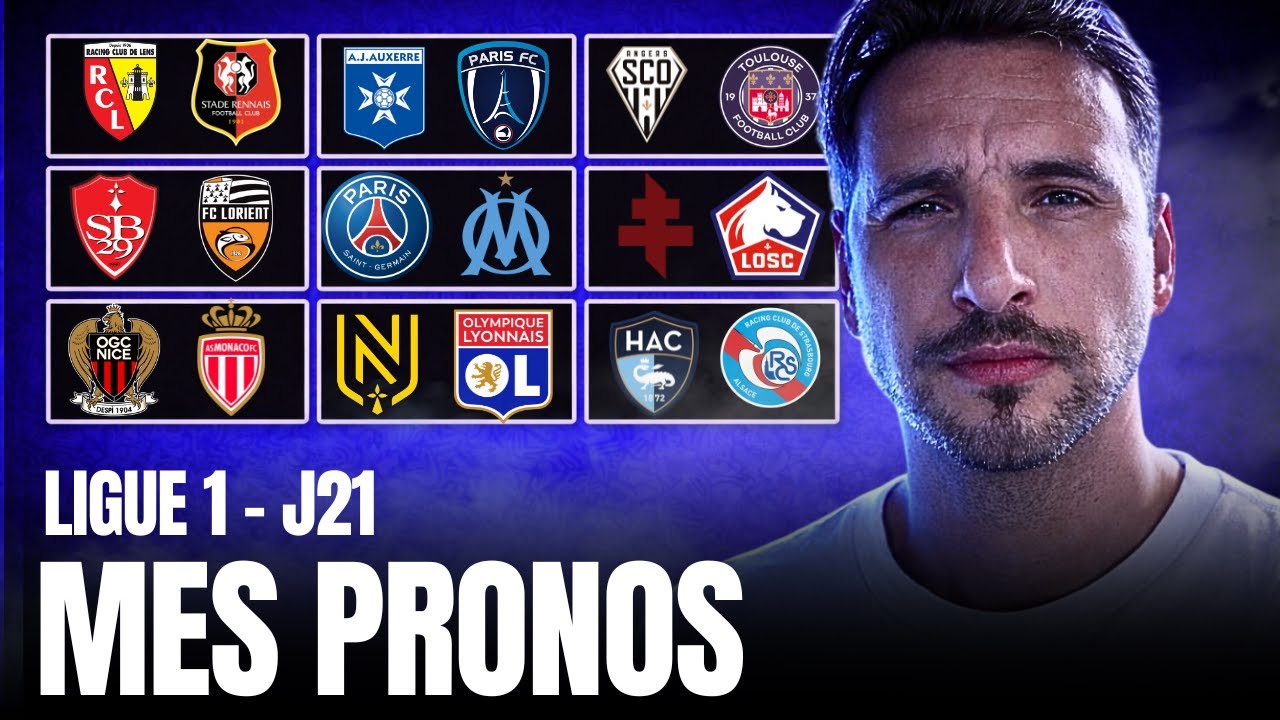 🇫🇷 Mes 9 Pronostics Ligue 1 &ndash; 21e Journ&eacute;e / PSG&ndash;OM / Lens&ndash;Rennes... 🔥