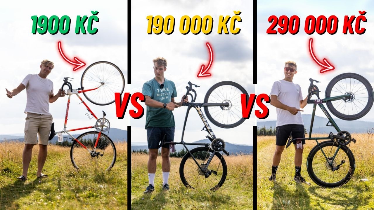 Kolo za 1900,- vs 190 000,- vs 290 000,- | Kdo z nás vyhraje?