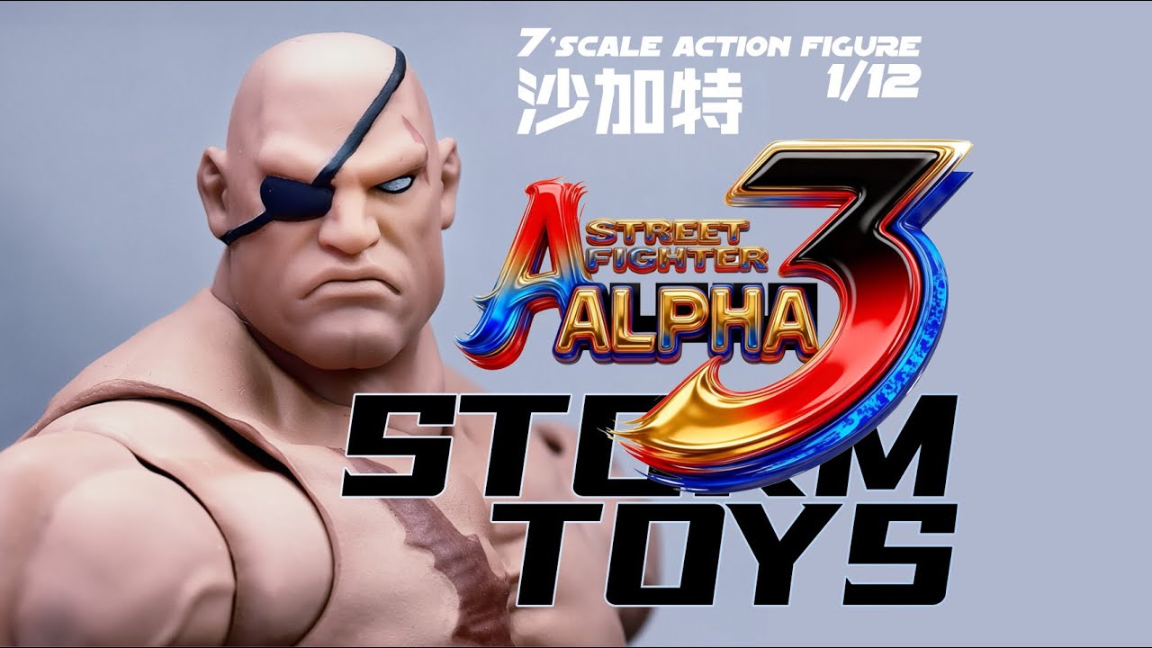 1/12 Sagat 『StormToys』 7’  inch 1/12 Scale Action Figure（Street Fighter Alpha）沙加特