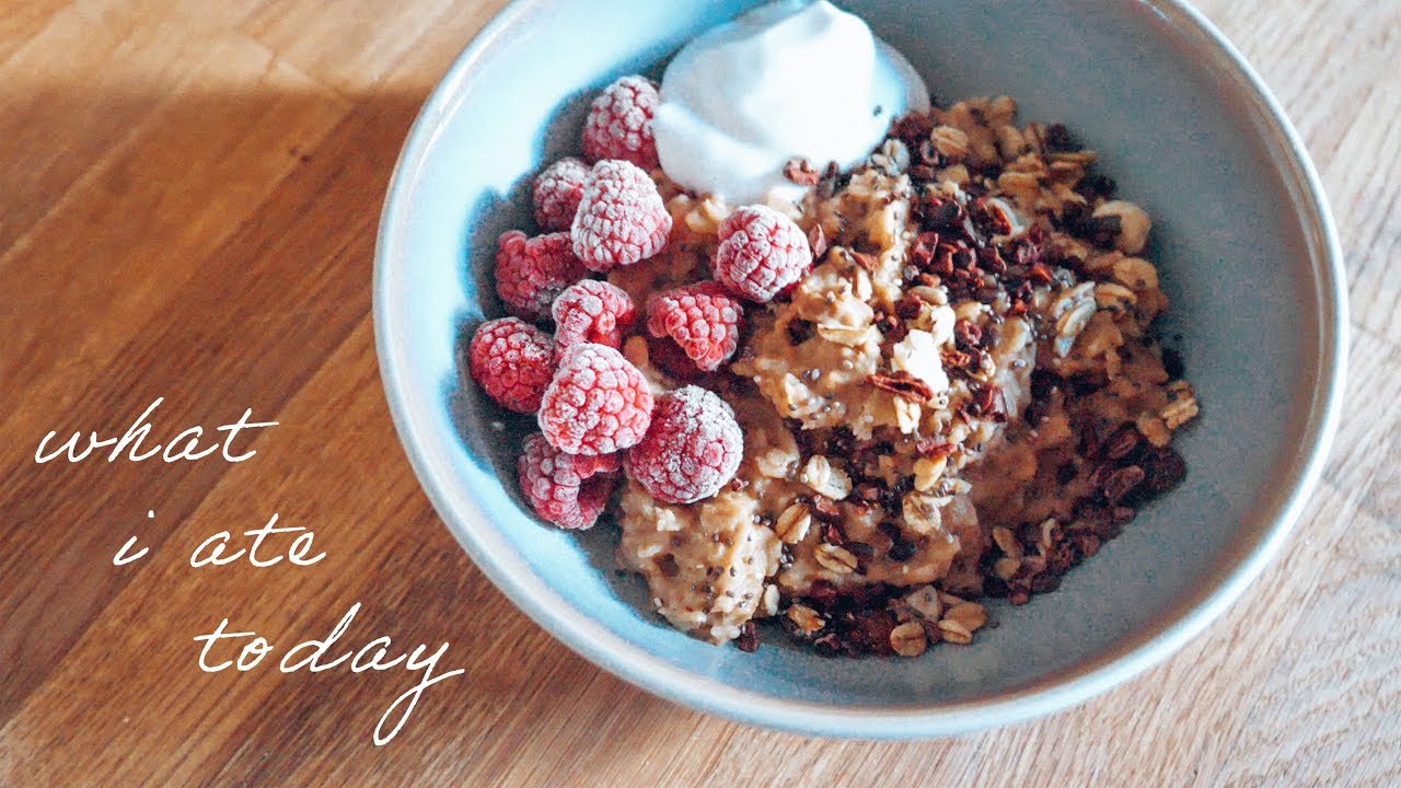 what I ate today ~ easy & vegan! 🌿