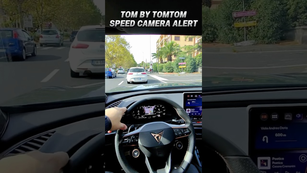 Tom by TomTom | Speed Camera Alert #cupra #automobile #cupradrive #tech #tomtom @TomTom