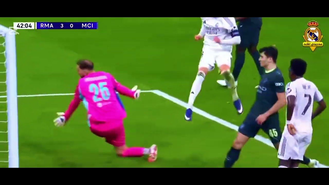 ملخص مباراة ريال مدريد و مانشيتر سيتي [4K]  ⚽️