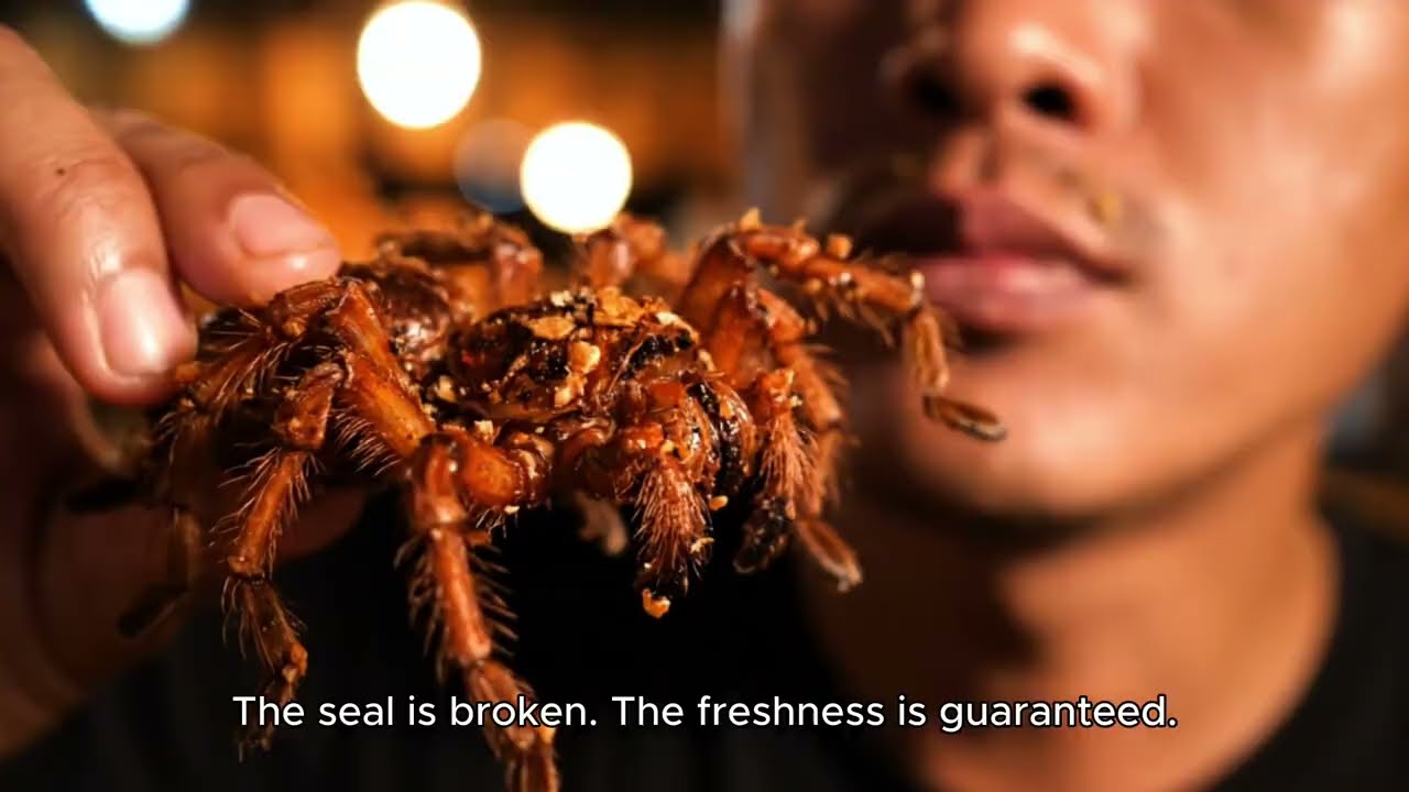 Fried Tarantulas Factory: Why Cambodians Eat Spiders Like Crispy Snacks!