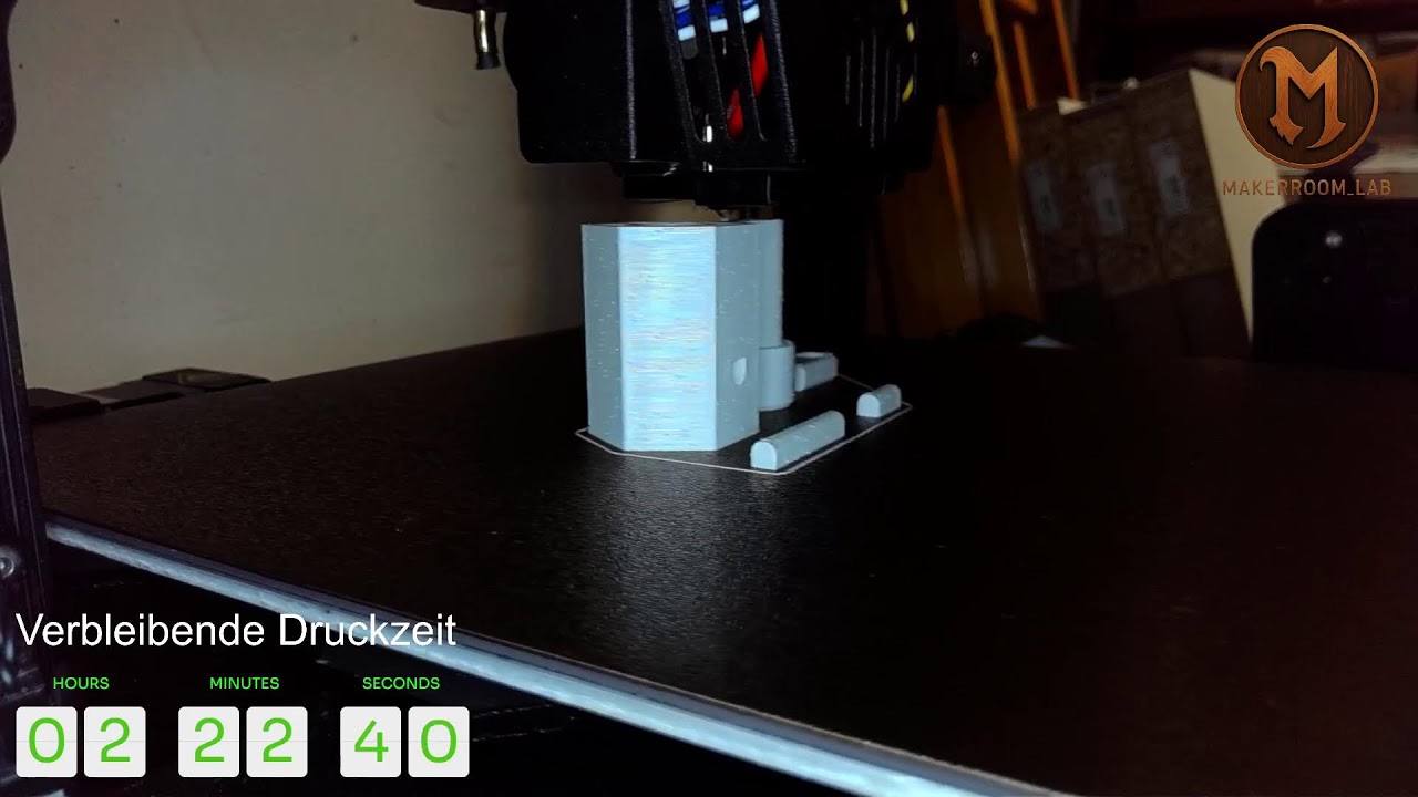 Wir drucken heute ein Jig für den Laser